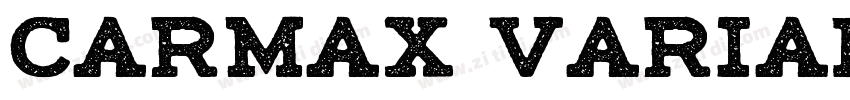 Carmax Variable Bol字体转换